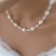 bridal necklace wedding jewelry pearl necklace bridal jewelry Swarovski