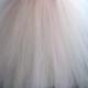 Blush Pink Country Couture Flower Girl Tutu Dress/ Shabby Chic Wedding/ Rustic Wedding/ Country Wedding