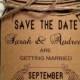 Mason Jar Save the Date