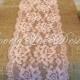 WEDDING DECOR/ Burlap Lace Table Runner with Rose Pink/Dusty Rose Lace,5ft-10ft x 10in Wide, Rustic, Vintage/Weddings/Etsy finds