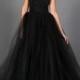 sparkles beaded cap sleeves black tulle ball gown evening dress