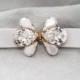 Wedding Belt, Crystal and pearl belt brooch, Wedding dress accessory, Swarovski crystal and pearls gold wedding sash, Bridal accessories
