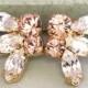 Blush Earrings,Crystal Cluster Earrings,Crystal Blush Pink Stud, Stud Earrings,Swarovski Bridal Earrings,Bridesmaids Crystal Blush Earrings