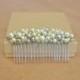 Pearl Hair Comb: Bridal Head Piece, Wedding Accessory