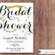 Charm Floral Scarlett Printable Bridal Shower Invitation - DIY Card - Custom colors option