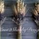 Dried flowers - dried glower bouquet - Wheat and lavender bridesmaids bouquets