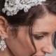 Wedding Headband, Lace Headband, Rhinestones, Pearls, Bridal Headband - Lisa