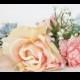 Hair wreath, Bridal wreath, Rose crown, Pink flower crown headband, Wedding headpiece, Bridal flower headpiece