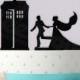Dr Who inspired Rush to the Tardis Cake Topper