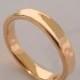 Simple Gold Wedding Band - 14k Rose Gold Ring , Unisex Ring , Rose Gold Wedding Ring , Rose Gold Wedding Band, men's wedding band, mens ring