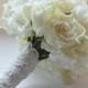 All Ivory Bouquet, Calla Lily, Rose & Hydrangea bouquet, Bridal Bouquet, wedding bouquet