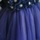 navy blue flower girl dress, flower girl dress, navy blue dress, navy dress, tutu dress, navy blue tutu dress, bithday outfit, navy blue