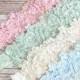 Pearl Beaded Lace Wedding Garter , Ivory Lace Garter, Pink Lace Garter, Mint Lace Garter, Light Blue Garter   / GT-40