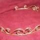 Handmade Brass Simple Swirls Tiara Crowns
