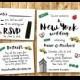 Fun NYC PRINTABLE Wedding Invitation Suite // New York Wedding Invitation RSVP  // Funny Wedding Invite Suite// Unique Wedding Invite