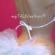 BACHELORETTE Platinum Bling Bikini Veil by myTALEfeathers® - Bikini Veil - Booty Veil - Bling Bride