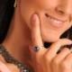 Alternative engagement rings , Gold statement ring , Kyanite ring , Natural gemstone Kyanite jewelry , Bold Gold Ring , Bold ring
