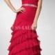 Buy Australia Mermaid Burgundy Chiffon Evening Dress/ Prom Dresses By CSS 1524 at AU$190.75 - Dress4Australia.com.au