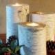 Home Decor Birch Candle Holders 7",5",3" Holiday  Wedding Decor  Reception Centerpieces Christmas Interior Design
