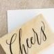 Cheers Calligraphy Stamp