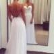 Backless Prom Dresses With Straps White Chiffon Skirt 2015 Simple Long Prom Dress From Dresscomeon