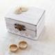 Beach Ring Box, Custom Ring Box, Shabby Chic Ring Box, Wood Ring Box, Rustic Ring Box, Ring Bearer Box, Personalized Box, Beach Wedding Box