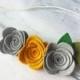 Design your own triple rose crown headband - 60 colours to choose from - mix and match - floral crown headband - wreath headband - uk seller