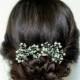 Bridal Hair Pin, Wedding Hair Accessory, Swarovski Crystal Hair Pins,  Hair vine,Pearl Crystal Hair Pins