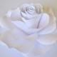 Giant White Paper Rose, White Paper Flower, Spring Summer Wedding Decor, White Flower Bloom, Big Flower, Extra Large Paper Rose, Card Stock