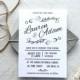 Printable Wedding Invitation Template - RUSTICA - INSTANT DOWNLOAD - Edit Yourself in Word or Pages