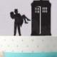Dr who Cake Topper Bride and Groom Tardis