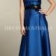 Buy Australia A-line Royal Blue Satin Sash Accent Floor Length Bridesmaid Dresses by JLM 5171 at AU$140.25 - Dress4Australia.com.au