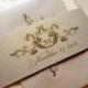 Ivory, Champagne and Gold Wedding Invitations, Elegant Wedding Invitations, Champagne, Gold, Beige, Ivory, Victorian, Vintage
