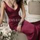 Buy Australia Elegant V-neck Satin Backless Floor Length Bridesmaid Dresses by JLM jh5772 at AU$133.52 - Dress4Australia.com.au