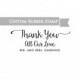 Thank You Wedding Stamp with Names , Custom Rubber Stamp , Favors Thank You Cards , Mr and Mrs