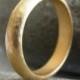 Wedding Ring , 18k Solid Gold Hammered Band , Wedding Band , Gold Wedding Band , Handmade Wedding Ring