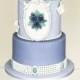Periwinkle Wedding Cake And Cupcake Inspiration {via Pinterest.com}