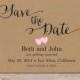 rustic save the date card / printable save the date  / digital file or printed cards