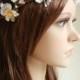 Flower Crown, Bridal Flower Crown, Bridal Hair Wreath, Apple Blossom, Gypsophila, Bridal Hair Accessory.