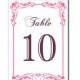 Table Numbers Wedding Table Numbers Printable Table Cards Download Elegant Table Numbers Pink Table Numbers Digital (Set 1-20)