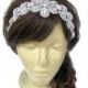 1920s Headpiece, Great Gatsby Headpiece, Wedding Hairpiece, Bridal Headband, Bridal Circlet, Wedding Hair Accessories, Rhinestone
