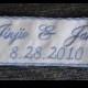 Something Blue - Bride Wedding Label  - Custom Embroidered with your NAME &DATE on Satin Sewn inside your dress