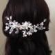 Wedding Headband, Bridal Hair Accessories, Wedding Headpiece, Pearl/Bead/rhinestone Comb