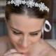 Snowflake Headband,Wedding Headband,Bridal Headband,Flower Headhband,Womens Headband,Adult Headband,Princess Headband,Hair Accessories-10363