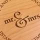 Personalized Cutting Board Newlyweds Christmas Gift Bridal Shower Gift Wedding Gift Engraved (Item Number MHD20015)