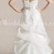 Elegant Strapless Organza Destination Bridal Dress DE366