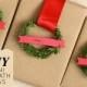 DIY Project: Mini Wreath Gift Tags (Design*Sponge)