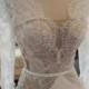 Uniquely Transformational Wedding Dress, Sleeves, Designer Inspired , Berta Inspired, Nude Wedding Dress, Lace Wedding Dress, Form Fitting