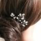 Bridal Rhinestone Crystals Hair  Comb, Hair Jewelry, Hair Clip, Wedding Accessories