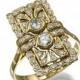 Victorian Ring, Art Deco Wedding Band, 14K Rose Gold Wedding Band, 0.82 TCW Diamond Wedding Ring, Womens Wedding Band